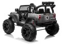 LEAN CARS Auto na akumulator Jeep JC666 Srebrny Lakierowany