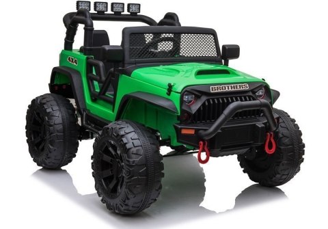 LEAN CARS Auto na akumulator Jeep JC666 Zielony LEAN CARS Auto na akumulator Jeep JC666 Zielony