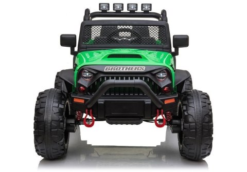 LEAN CARS Auto na akumulator Jeep JC666 Zielony LEAN CARS Auto na akumulator Jeep JC666 Zielony