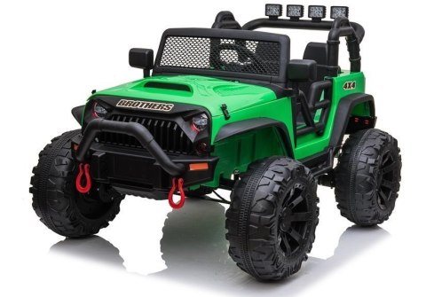 LEAN CARS Auto na akumulator Jeep JC666 Zielony LEAN CARS Auto na akumulator Jeep JC666 Zielony