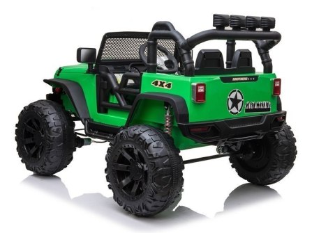 LEAN CARS Auto na akumulator Jeep JC666 Zielony LEAN CARS Auto na akumulator Jeep JC666 Zielony
