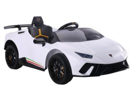 LEAN CARS Auto na akumulator Lamborghini Huracan Białe