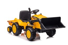LEAN CARS Traktor Na Akumulator Z Przyczepą S617 Żółty