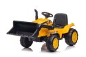LEAN CARS Traktor Na Akumulator Z Przyczepą S617 Żółty