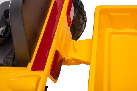 LEAN CARS Traktor Na Akumulator Z Przyczepą S617 Żółty LEAN CARS Traktor Na Akumulator Z Przyczepą S617 Żółty