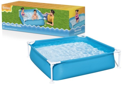 Bestway Basen Ogrodowy Stelażowy Dla Dzieci 122 cm x 122 cm x 30 cm Bestway 56217