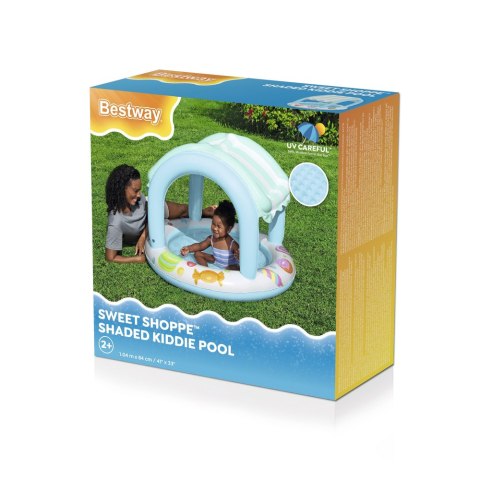 Bestway Dmuchany Basen Ogrodowy z Daszkiem Domek 52638 Bestway Dmuchany Basen Ogrodowy z Daszkiem Domek 52638
