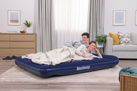 Bestway Dmuchany Materac Z Pompką 203 x 152 x 28 cm Bestway 67226 Bestway Dmuchany Materac Z Pompką 203 x 152 x 28 cm Bestway 67226