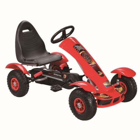 LEAN CARS Gokart Na Pedały F618 Czerwony LEAN CARS Gokart Na Pedały F618 Czerwony