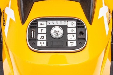 LEAN CARS Quad Na Akumulator S615 Żółty 24V LEAN CARS Quad Na Akumulator S615 Żółty 24V