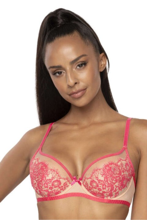 Biustonosz Soft Model Frances M-3804/2 Beige/Pink - Mat Biustonosz Soft Model Frances M-3804/2 Beige/Pink - Mat