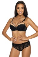 Biustonosz push up Biustonosz Push-up Model 3232/11 Miko Black/Beige - Mat