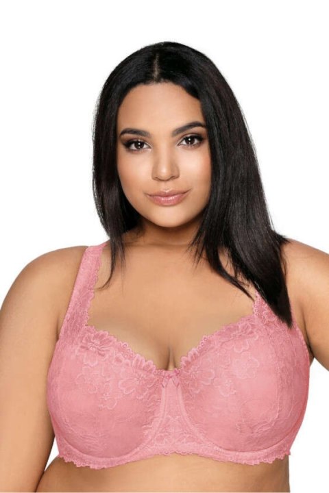 Biustonosz push up Biustonosz usztywniany Model Carmela Big M-053/22 Pink 2 - Mat Biustonosz push up Biustonosz usztywniany Model Carmela Big M-053/22 Pink 2 - Mat