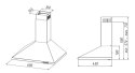 AKPO Okap AKPO WK-4 CLASSIC MINI 60 INOX / T300 / GU10 / SREBRNY DF102 / SREBRNY FILTR
