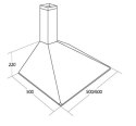 AKPO Okap kominowy AKPO WK-5 SOFT 60 BIAŁY (600mm; kolor biały)
