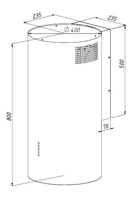 AKPO Okap AKPO WK-4 BALMERA WL SLIM BIAŁY PÓŁMAT T450 M3 AKPO Okap AKPO WK-4 BALMERA WL SLIM BIAŁY PÓŁMAT T450 M3