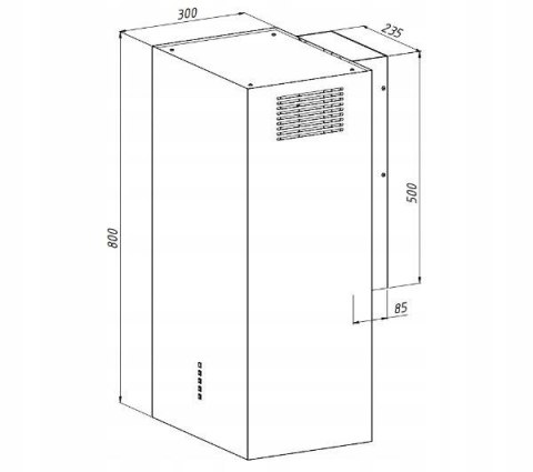 AKPO Okap AKPO WK-4 CUBERA WL CZARNY MAT T520 M3 / CZARNY FILTR ALUMINIOWY AKPO Okap AKPO WK-4 CUBERA WL CZARNY MAT T520 M3 / CZARNY FILTR ALUMINIOWY
