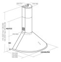AKPO Okap AKPO WK-4 DANDYS 60 CZARNY