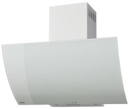AKPO Okap kominowy AKPO WK-4 Clarus 60 Biały (600mm; front gięte białe szkło)