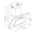 AKPO Okap kominowy AKPO WK-4 NERO LINE ECO 50 CZARNY