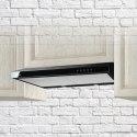 AKPO Okap podszafkowy AKPO WK-7 K GLASS 60 CZARNY/CZARNE SZKŁO (600mm; kolor czarny) (WYPRZEDAŻ)