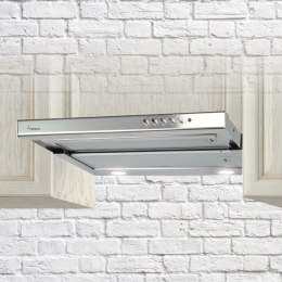 AKPO Okap podszafkowy teleskopowy AKPO WK-7 LIGHT 60 INOX (600mm; front stal nierdzewna)