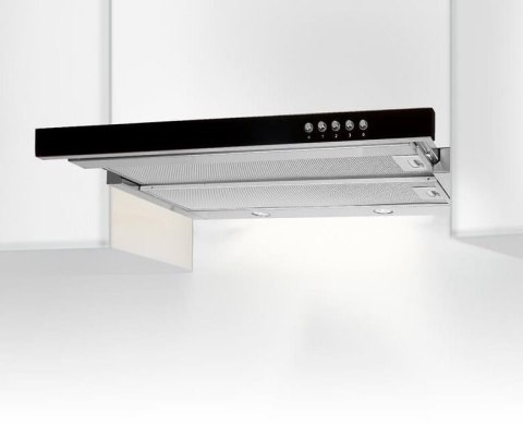 AKPO Okap podszafkowy teleskopowy AKPO WK-7 LIGHT GLASS 50 INOX CZARNY (500mm; kolor inox, front czarne szkło) AKPO Okap podszafkowy teleskopowy AKPO WK-7 LIGHT GLASS 50 INOX CZARNY (500mm; kolor inox, front czarne szkło)
