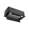 CIARKO Okap podszafkowy do zabudowy CIARKO SL-BOX Glass 60 Czarny (600mm, czarne szkło)