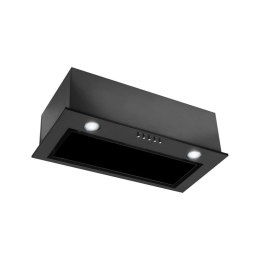 CIARKO Okap podszafkowy do zabudowy CIARKO SL-BOX Glass 60 Czarny (600mm, czarne szkło)