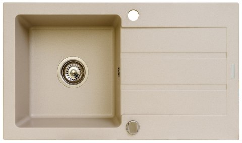 Maidsinks Zlewozmywak granitowy jednokomorowy z ociekaczem Maidsinks 76x44 1B 1D beż piaskowy (Pyragranit; kolor beżowy) Maidsinks Zlewozmywak granitowy jednokomorowy z ociekaczem Maidsinks 76x44 1B 1D beż piaskowy (Pyragranit; kolor beżowy)