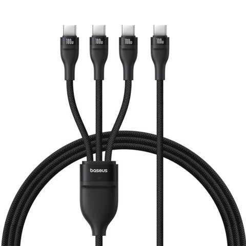 Baseus Kabel Baseus Flash Series 3 100W 1,5m (czarny) Baseus Kabel Baseus Flash Series 3 100W 1,5m (czarny)