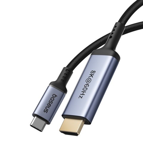 Baseus Kabel Baseus High Definition USB C-HDMI 8K 1,5m (czarny) Baseus Kabel Baseus High Definition USB C-HDMI 8K 1,5m (czarny)