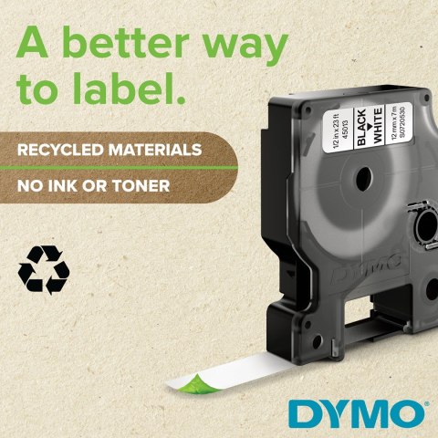 DYMO Taśma DYMO D1- 9mm x 7m czarny/żółty S0720730 (9 mm ) DYMO Taśma DYMO D1- 9mm x 7m czarny/żółty S0720730 (9 mm )