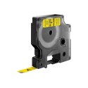 DYMO Taśma DYMO D1- 9mm x 7m czarny/żółty S0720730 (9 mm )
