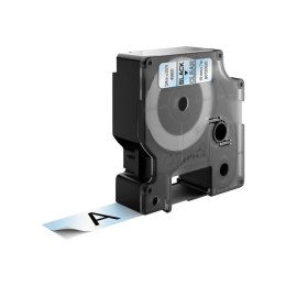 DYMO Taśma Dymo D1- 19mm x 7m czarny/przeźroczysty