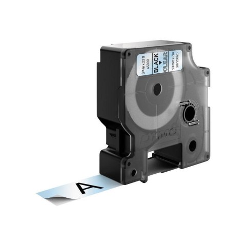 DYMO Taśma Dymo D1- 19mm x 7m czarny/przeźroczysty DYMO Taśma Dymo D1- 19mm x 7m czarny/przeźroczysty