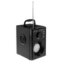 Media tech MEDIA-TECH GŁOŚNIK BEZPRZEWODOWY BOOMBOX SILVER 15W MRS MT3179