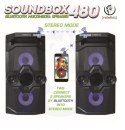 Rebeltec REBELTEC GŁOŚNIK BLUETOOTH,FM,KARAOKE STEROWANY ZA POMOCĄ SMARTPHONA BLUETOOTH SOUNDBOX 480 (WYPRZEDAŻ)
