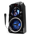 SQUEAK SQUEAK BEATBOXER BLUETOOTH 5.1 SPEAKER - GŁOŚNIK BLUETOOTH Z KARAOKE, RADIO FM, MICROSD, AUX I USB SQ1000