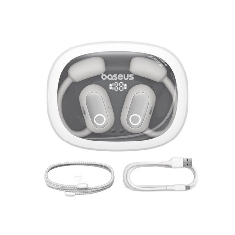 Baseus Słuchawki bezprzewodowe Baseus Eli Fit Open-Ear (biały) Baseus Słuchawki bezprzewodowe Baseus Eli Fit Open-Ear (biały)