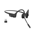SHOKZ Słuchawki bezprzewodowe kostne Shokz OpenComm2 USB-C + adapter USB-C czarne
