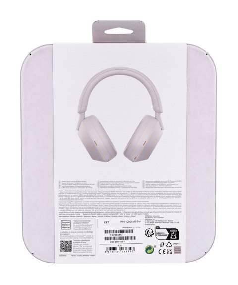 Sony Słuchawki Sony WH-1000XM5 nauszne bluetooth srebrne Sony Słuchawki Sony WH-1000XM5 nauszne bluetooth srebrne