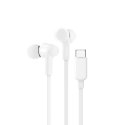 Belkin BELKIN SŁUCHAWKI PRZEWODOWE DOUSZNE USB-C, BIAŁE