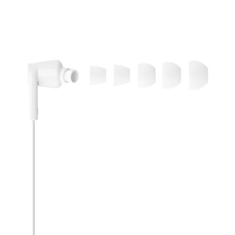 Belkin BELKIN SŁUCHAWKI PRZEWODOWE DOUSZNE USB-C, BIAŁE Belkin BELKIN SŁUCHAWKI PRZEWODOWE DOUSZNE USB-C, BIAŁE