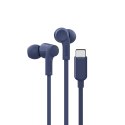 Belkin BELKIN SŁUCHAWKI PRZEWODOWE DOUSZNE USB-C, BLUE