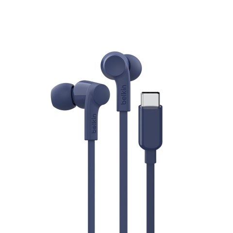 Belkin BELKIN SŁUCHAWKI PRZEWODOWE DOUSZNE USB-C, BLUE Belkin BELKIN SŁUCHAWKI PRZEWODOWE DOUSZNE USB-C, BLUE