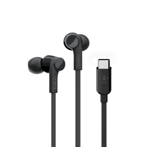 Belkin BELKIN SŁUCHAWKI PRZEWODOWE DOUSZNE USB-C, CZARNE Belkin BELKIN SŁUCHAWKI PRZEWODOWE DOUSZNE USB-C, CZARNE