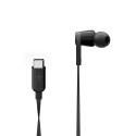 Belkin BELKIN SŁUCHAWKI PRZEWODOWE DOUSZNE USB-C, CZARNE