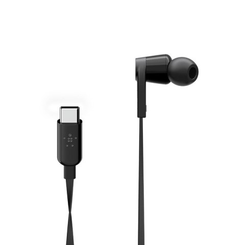 Belkin BELKIN SŁUCHAWKI PRZEWODOWE DOUSZNE USB-C, CZARNE Belkin BELKIN SŁUCHAWKI PRZEWODOWE DOUSZNE USB-C, CZARNE