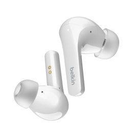 Belkin Słuchawki bezprzewodowe douszne Belkin SoundForm Flow Noise Cancellation Earbuds ANC BT5.2 IPX5 White